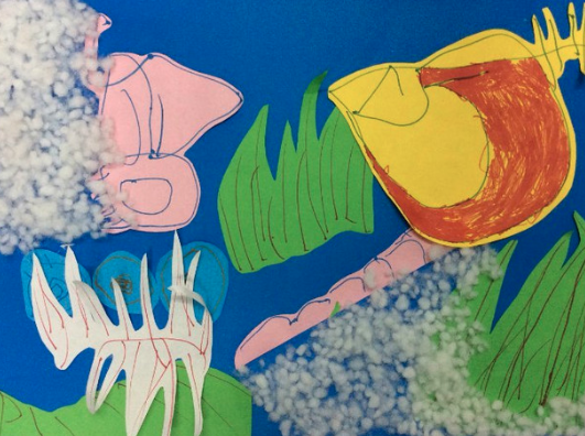 藍色金少兒美術